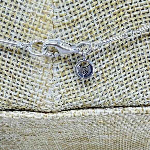 Silpada Half Moon Celestial Chic 32 Inch N2853 Sterling Silver Long Bar Necklace - Picture 5 of 6